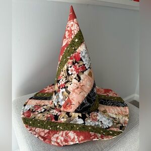 Quilted Handmade Witch Hat